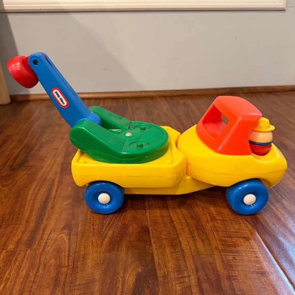 Little Tikes Other - Little Tikes Tow Truck Cherry Picker 1985 Vintage Toddle Tots Preschool Toy